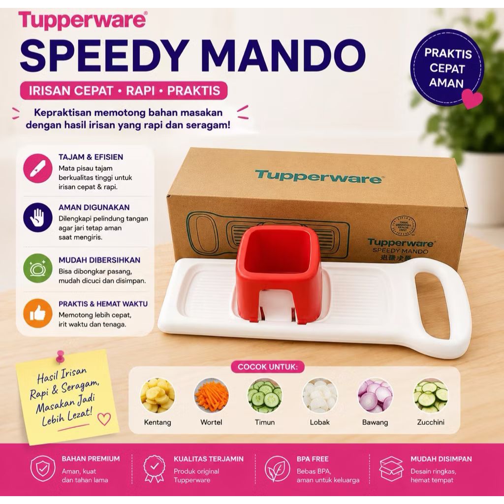 speedy mando tupperware