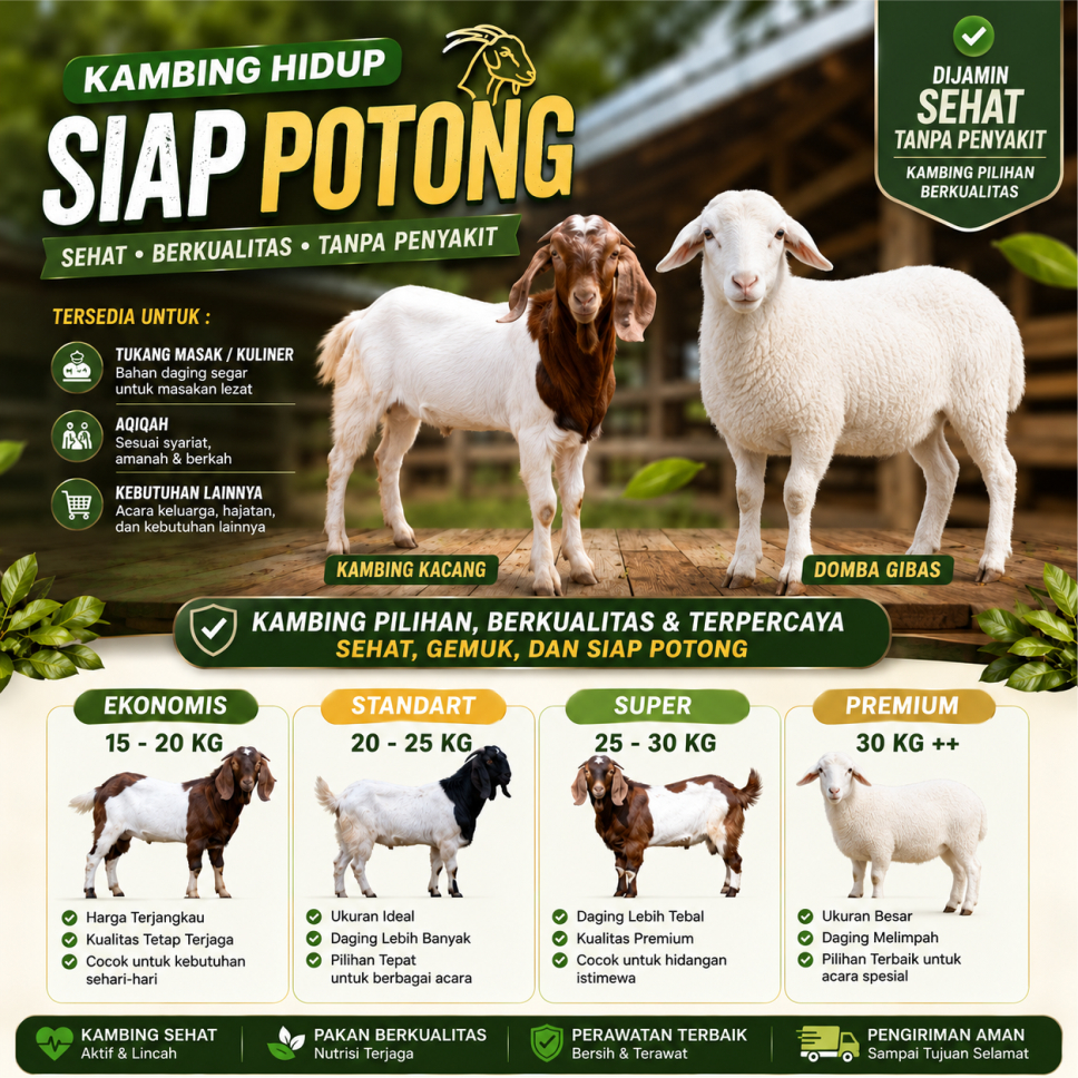 Kambing, Domba, Kambing Hidup, Domba Hidup, Kambing Aqiqah, Domba Aqiqah, Kambing Aqiqoh, Domba Aqiq