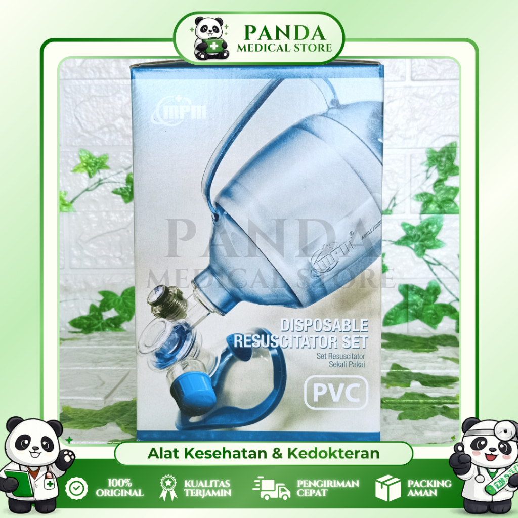 Resusitator / Disposable Resuscitator Set / Ambu Bag / AmbuBag PVC Dewasa / Adult MPM