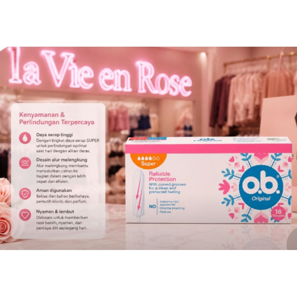 o.b.Tampon - Super - Reliable Protection - 16pcs
