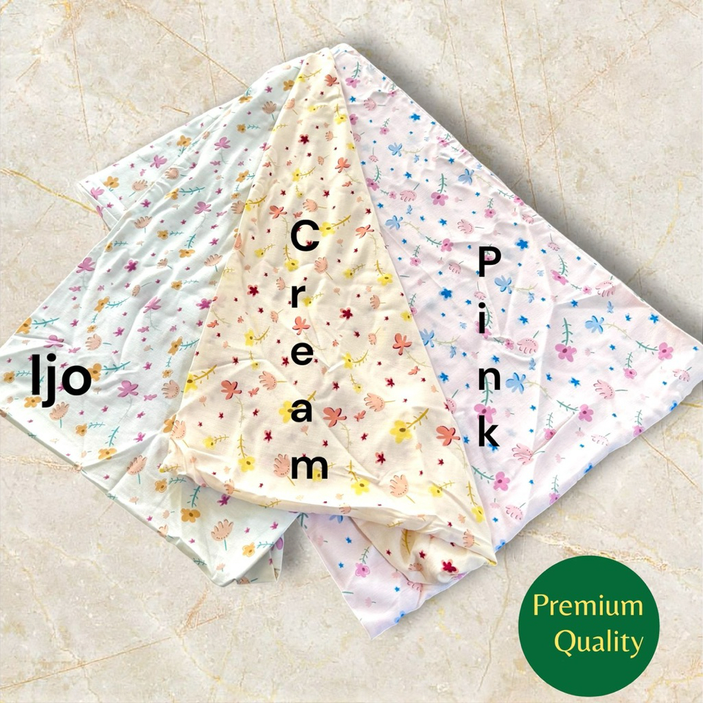 New (Best Quality) Kain Katun Rayon Viscose - Kain Rayon Motif Bunga Kecil Premium - Rayon Motif Flo