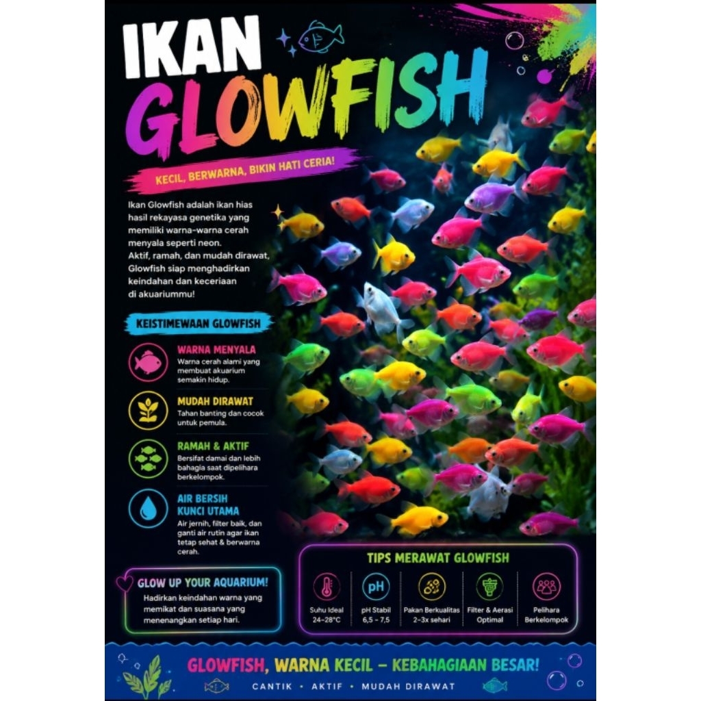Glowfish Tetra isi 8-20-50-100