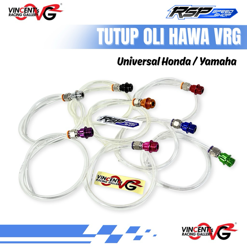 TUTUP OLI MESIN HAWA VRG ALMU CNC UNIVERSAL YAMAHA-HONDA ORIGINAL VINCENT'S RACING GALLERY