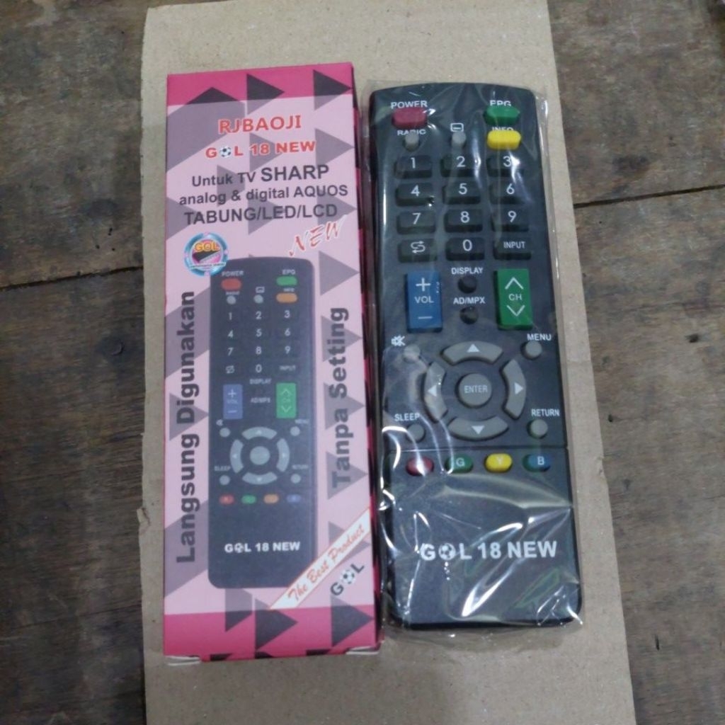 Remote TV  Sharp Analog & Digital Aquos