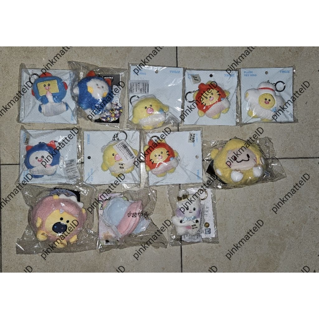 [PLNSN] ALL LINE FRIENDS CHARACTER TRUZ bag charm bc flat fur diamond yochi tatton mascot bonbon