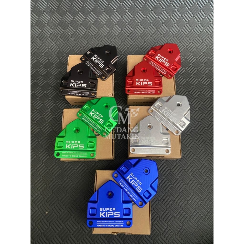 COVER TUTUP SUPERKIPS CNC NINJA R SS RR VRG VINCENT RACING GALLERY WARNA LENGKAP MERAH BIRU HITAM SI