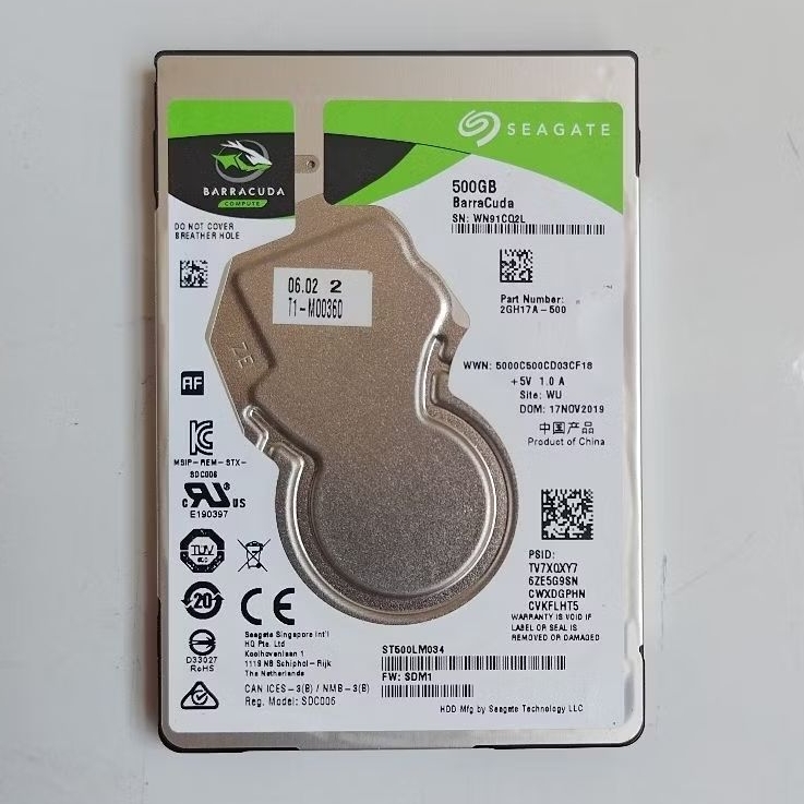 hardisk laptop 500gb seagate barracuda