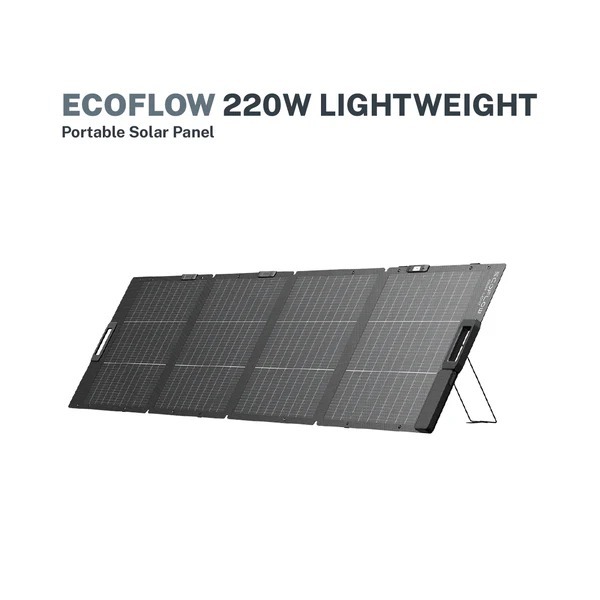 EcoFlow 220W Lightweight Portable Solar Panel - Ecoflow Solar Panel 220W