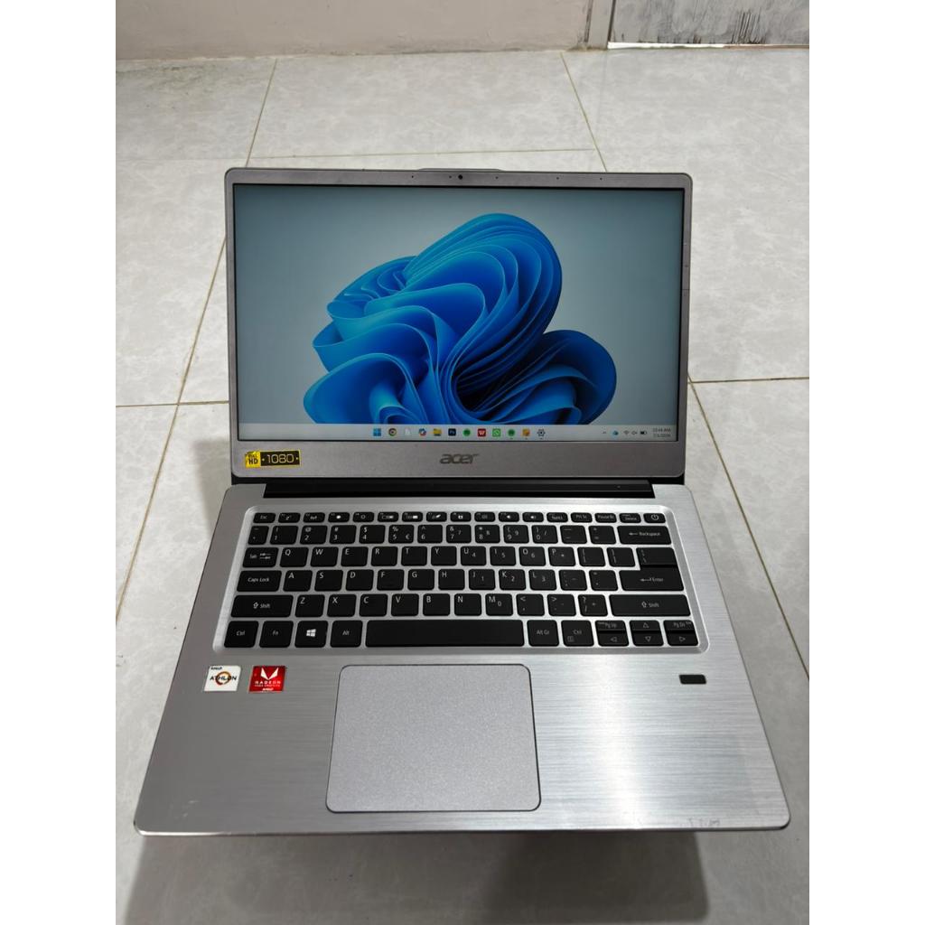 LAPTOP SECOND ACER SWIFT SF314-41 - AMD ATHLON 300U - RAM 4GB MULUS