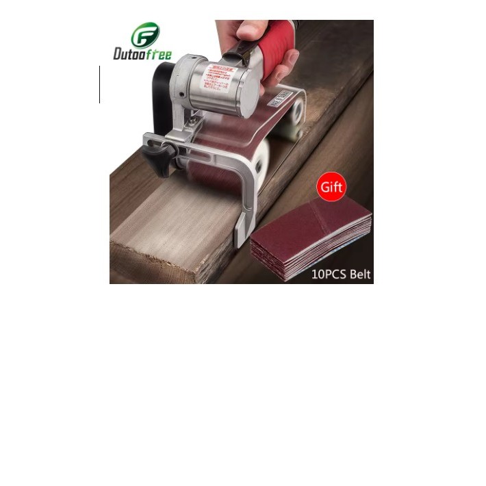 Air Belt Sander Pneumatic Roller Belt Sander 60*260mm Belt Sander Metal Rust Removal Polisher Pneuma