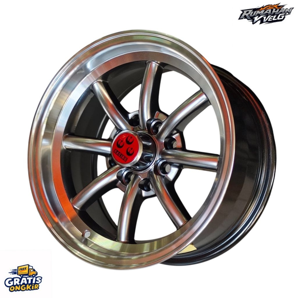 Velg WATANABE Ring14x7 Lobang 8 Pcd.100&114,3 Et.10