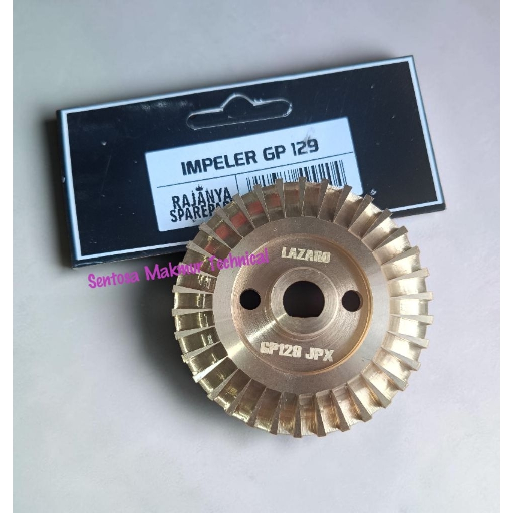 GP 125 / 129 Impeller Kipas Kuningan Pompa Air Panasonic National GP125 GP129