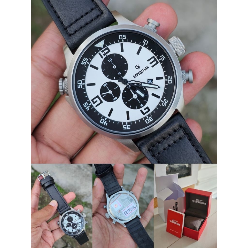 Jam expedition 6318 panda kondisu baru fullset