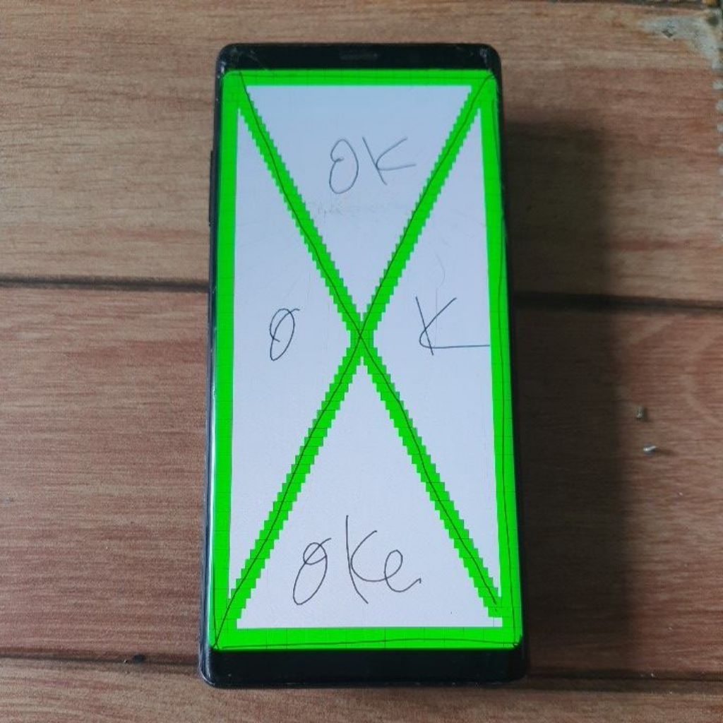 LCD samsung Note 8 original copotan minus normal