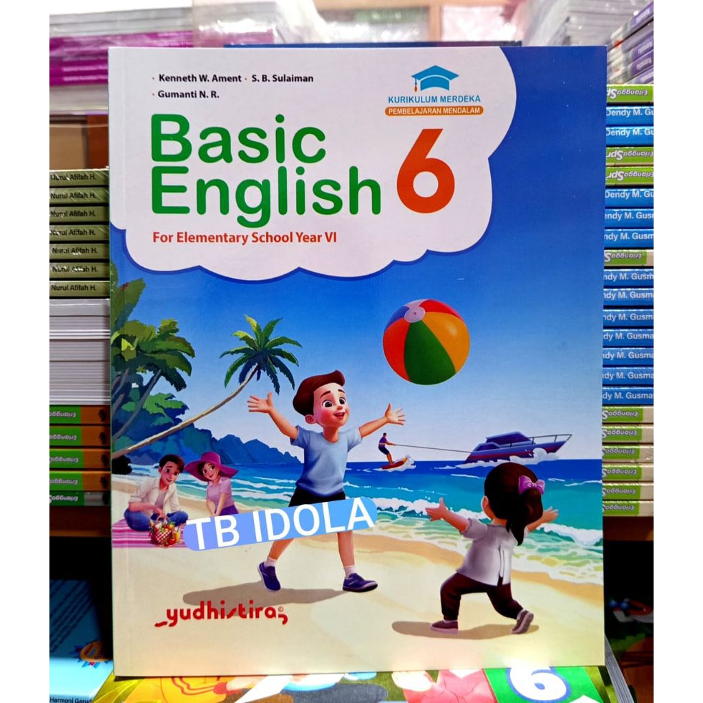 Buku Basic English Kelas 6 SD Kurikulum Merdeka Yudhistira