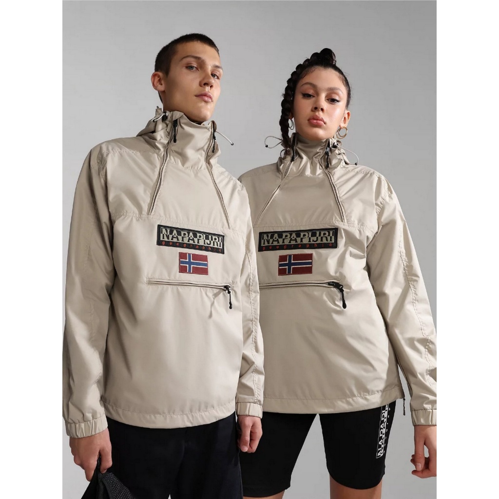 Napapijri Northfarer 2.0 Summer Anorak Jacket (Humus Beige) Original