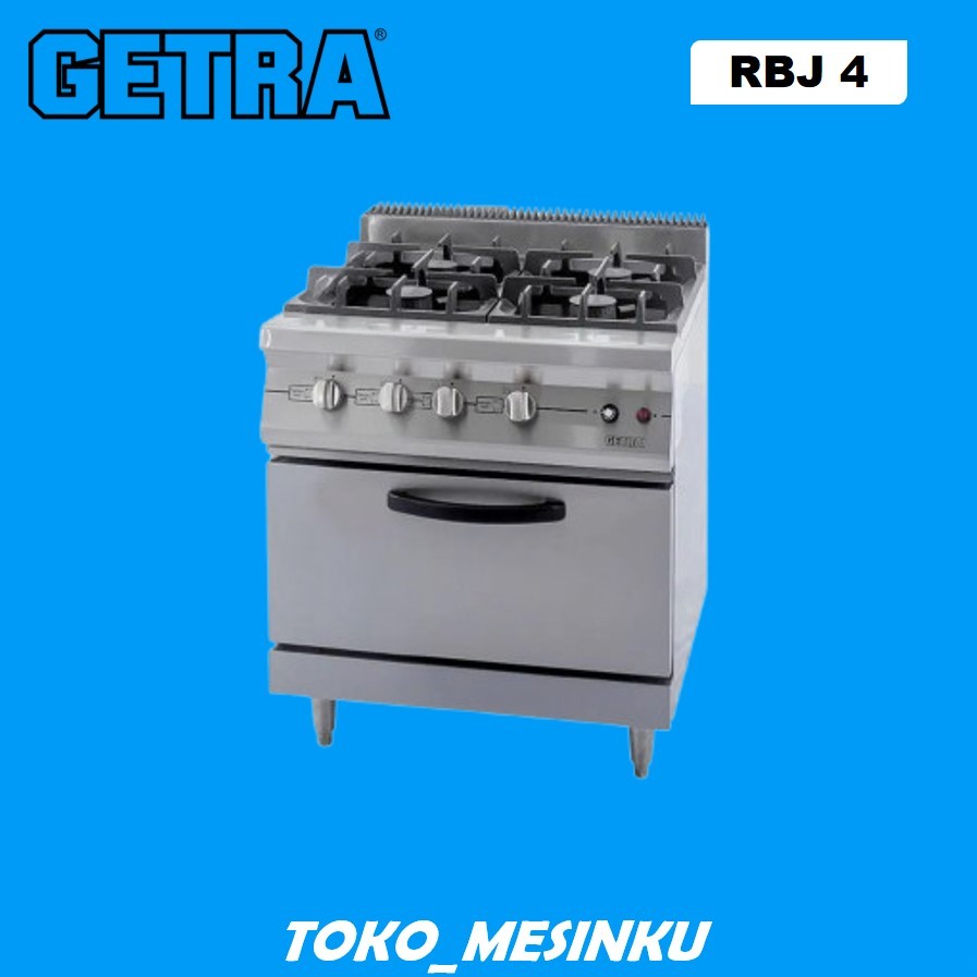 GETRA RBJ 4 GAS OPEN BURNER KOMPOR OVEN STANDING 4 TUNGKU