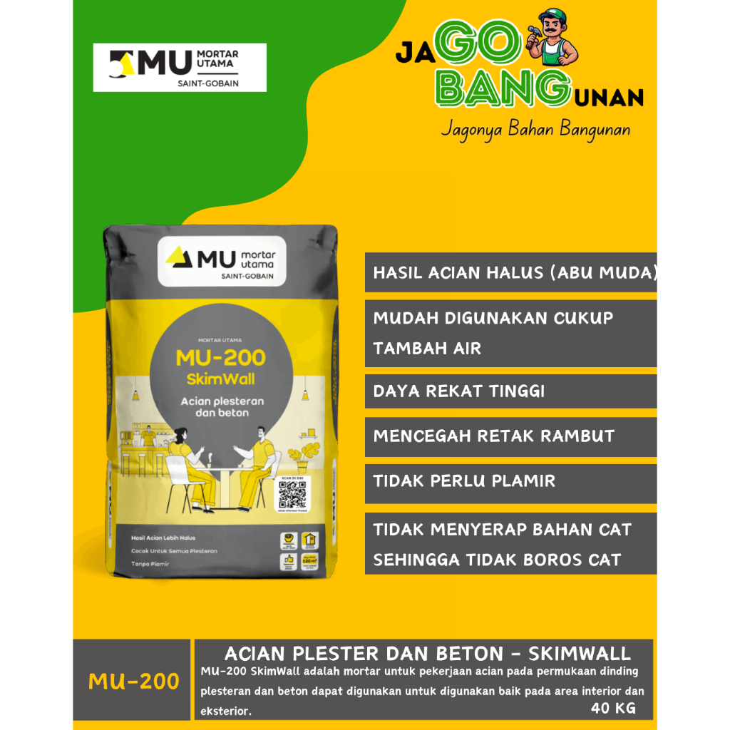 MU-200 MORTAR ACIAN 40KG