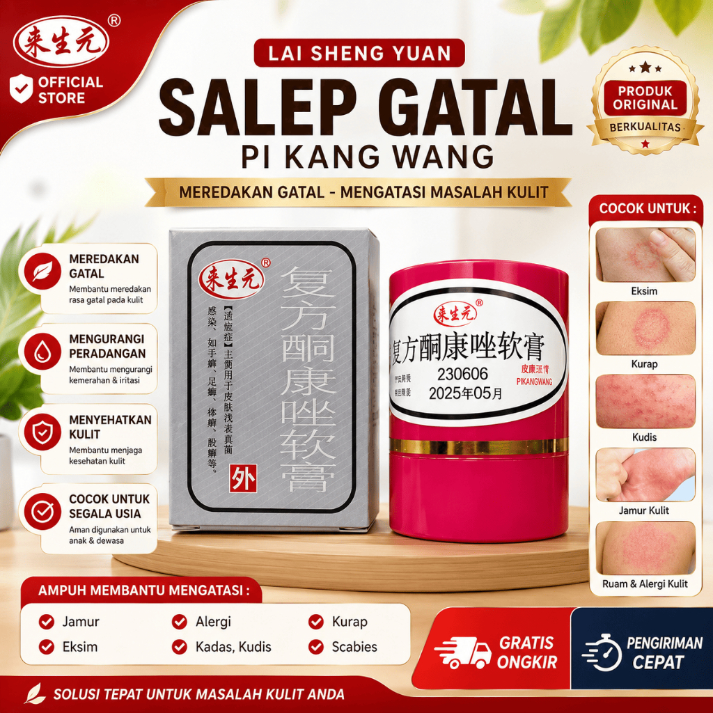 Salep Kulit 7 Gram - Efektif untuk Gatal, Kurap, dan Kudis - Salep Gatal Cina