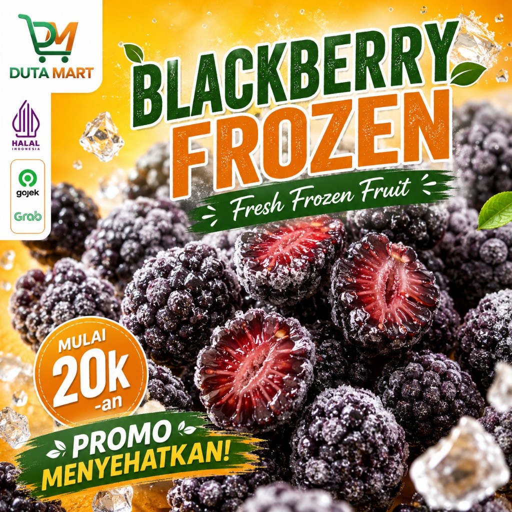 Blackberry/Mulberry/Murbei Frozen 1KG Besar | Duta Mart Indonesia