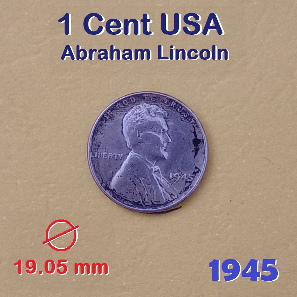 KOIN 1 Cent Abraham Lincoln 1944-1945