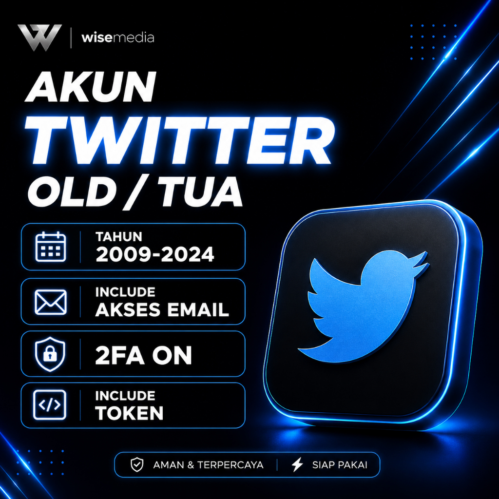 Akun Twitter Old (Tua) / Akun Dibuat Tahun 2009 - 2024