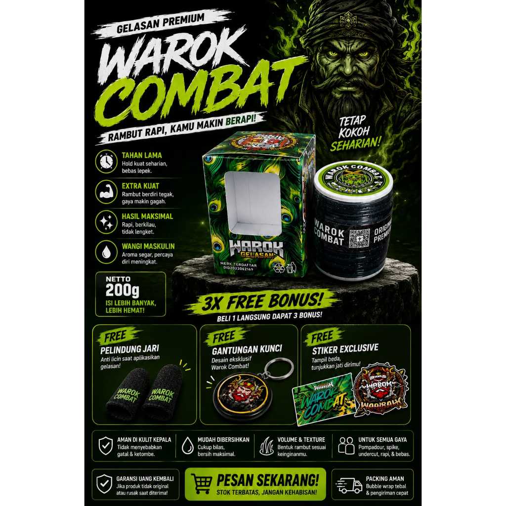 Warok Combat Matot 0,22 Gelasan Layangan dengan Tekstur Kasar Garang Layang layang Seot Sukhoi Main 