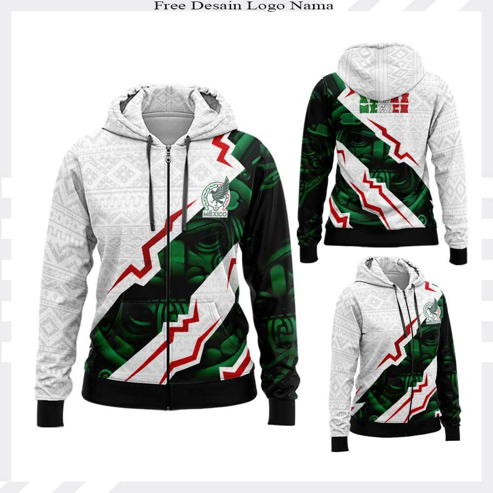 Jaket Hoodie Zipper Fantasy Mexico Fullprinting Terbaru Premium