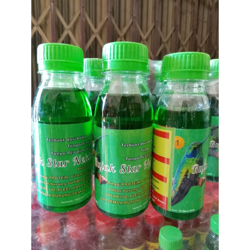 rujak star nextar hijau 120ml botol