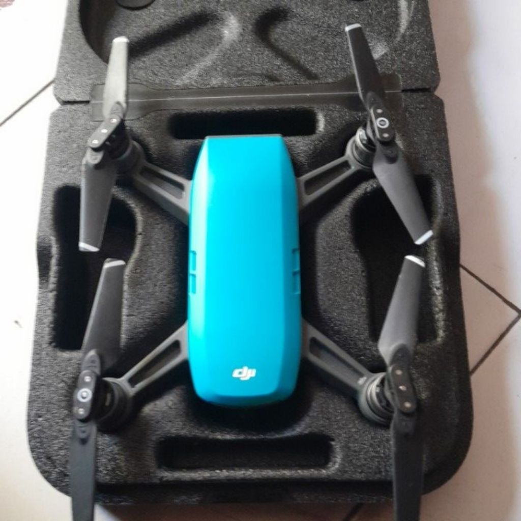drone dji spark unit only tanpa remot tanpa baterai