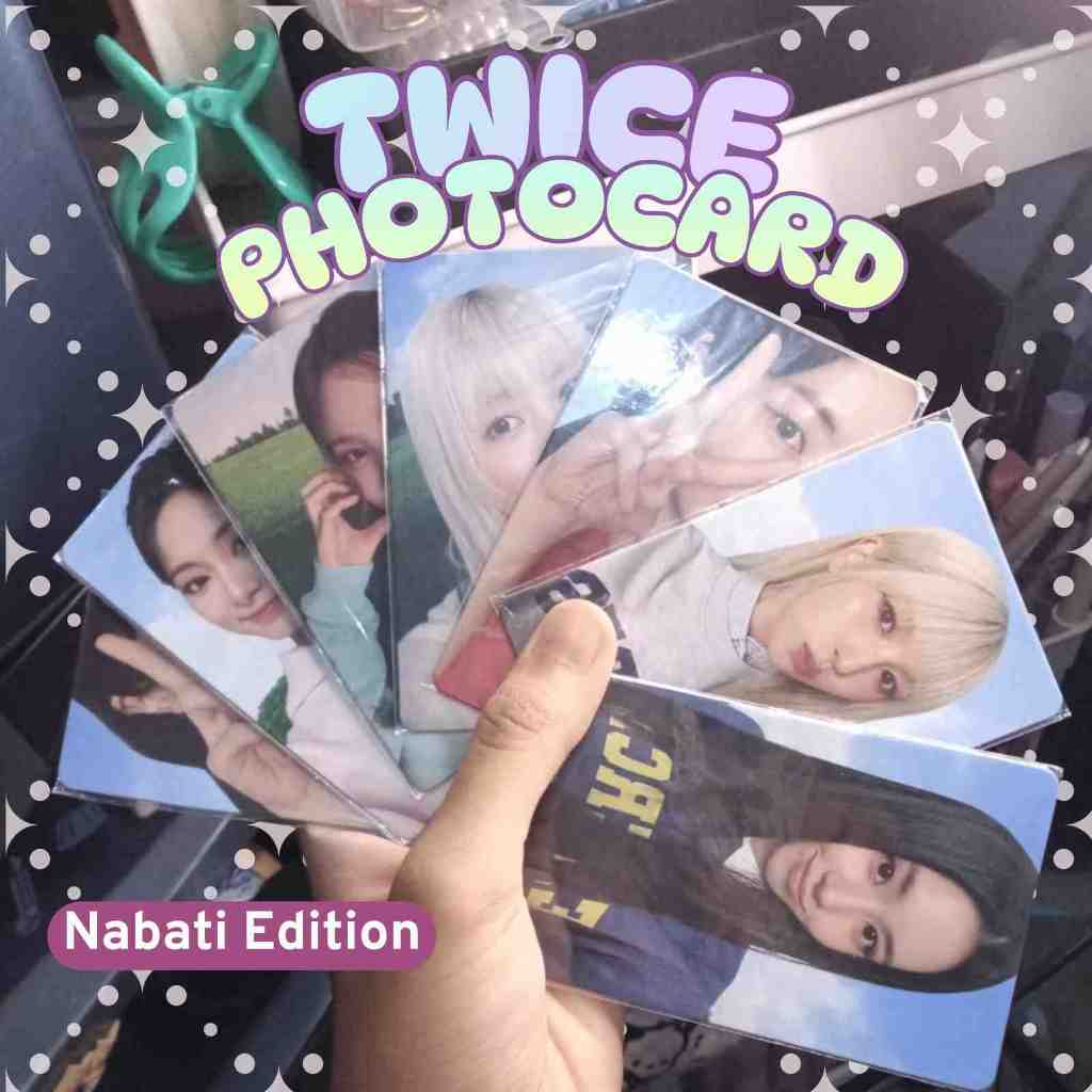 PHOTOCARD TWICE - PHOTOCARD KPOP TWICE NABATI