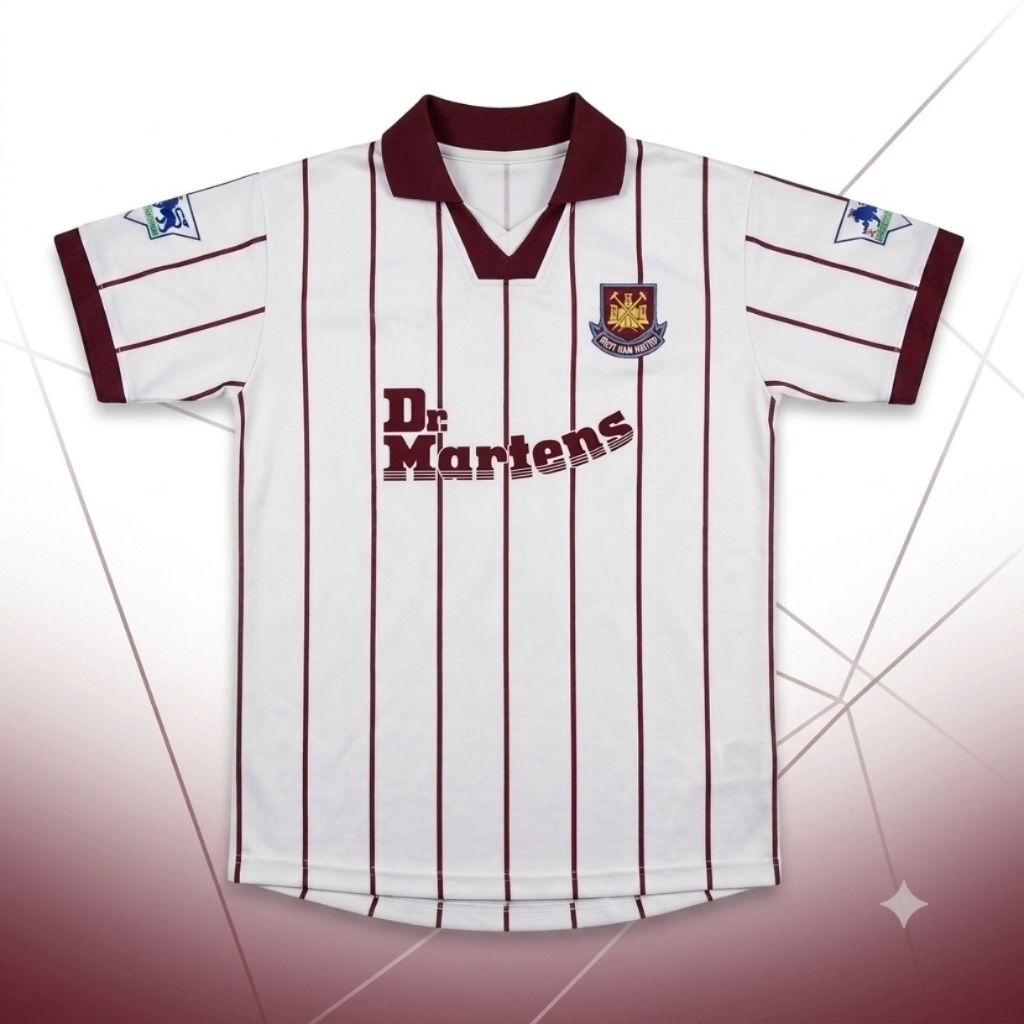Jersey Westham United Tandang / kaos Jersey Westham / Jersey Retro Westham / Jersey Dryfit Brazil/Mi