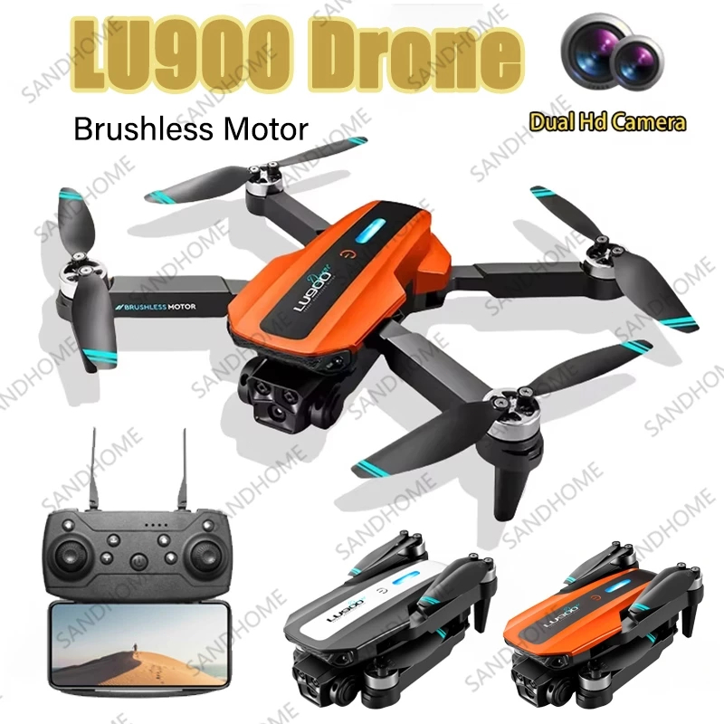 [Brushless] Brushless Drone LU900 Dual Camera Shooting Brushless Motor Original Outdoor Drone Murah 