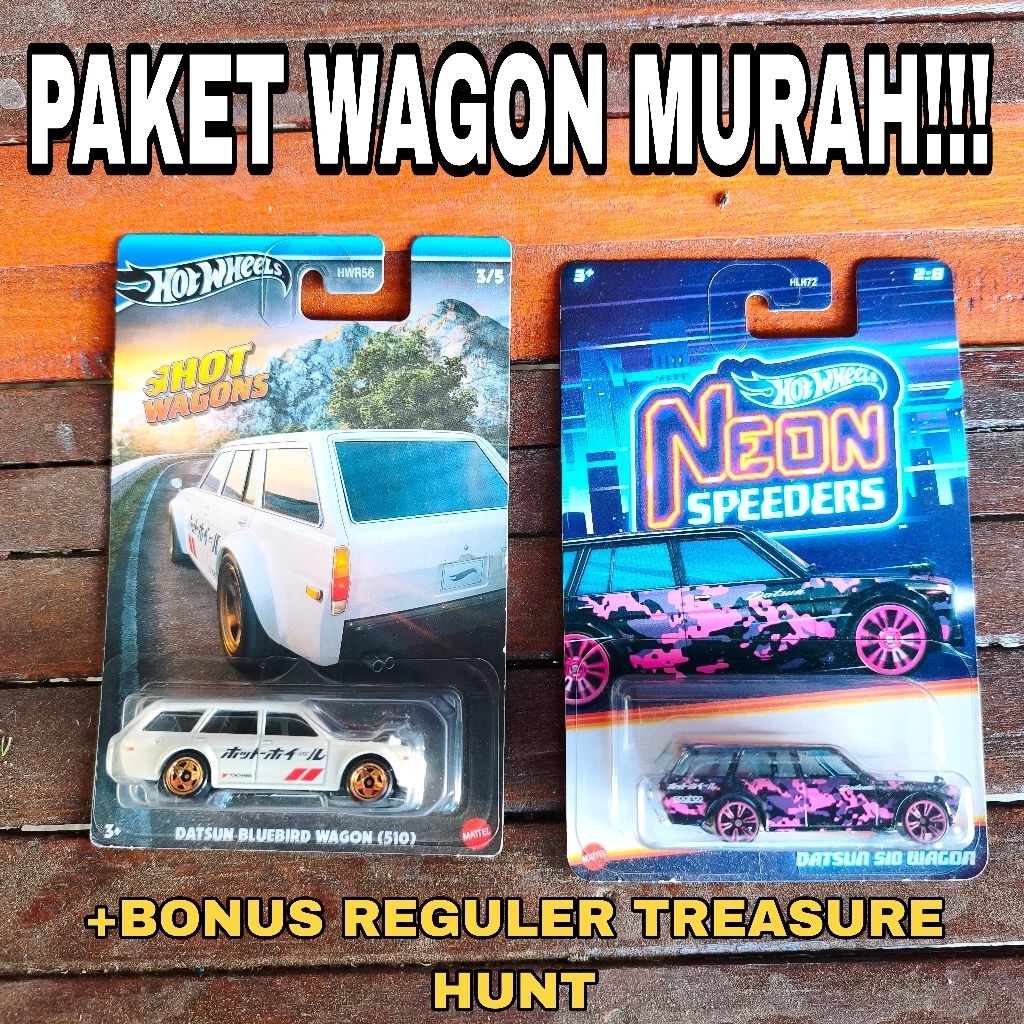 BUNDLE WAGON Hot Wheels Datsun Wagon 510