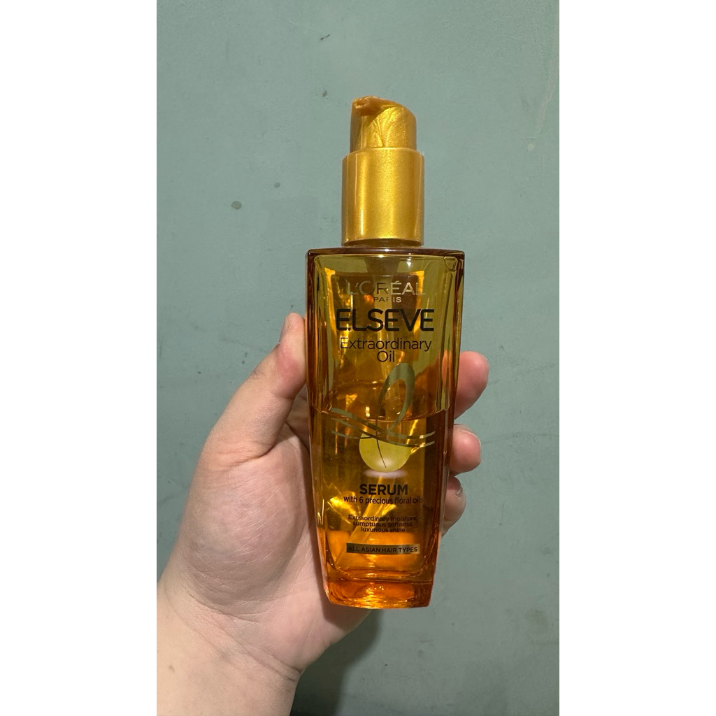Preloved L’Oreal Elseve Extraordinary Oil Serum Rambut 100ml Floral Oils