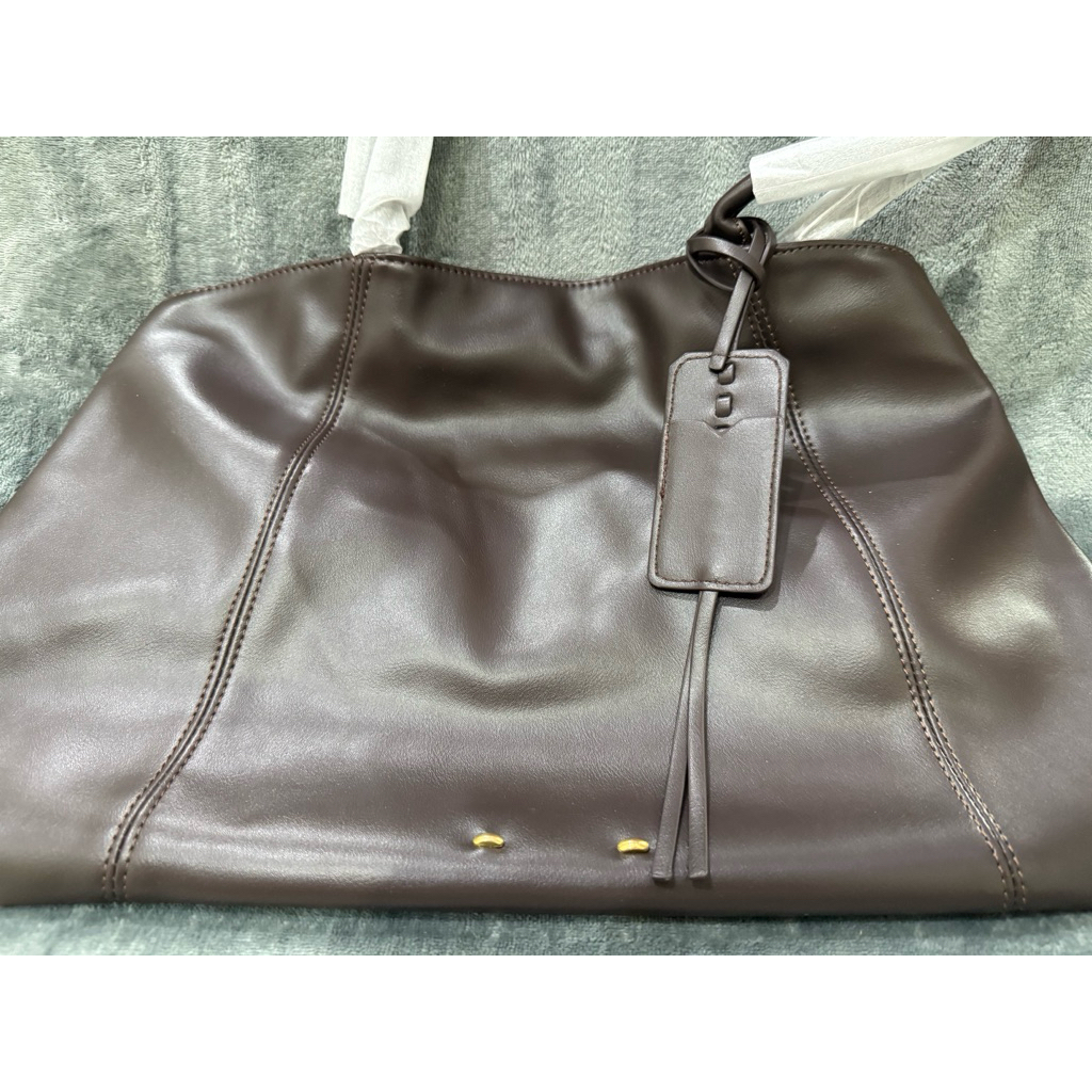 Fabrique Brera Convertible Tote Bag Large - Mocha & Tan
