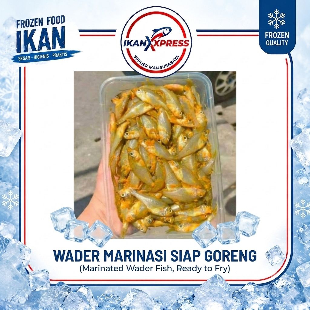 Ikan Wader Marinasi Siap Goreng / Wader Frozen Segar Bumbu Kuning Praktis - IkanXpress