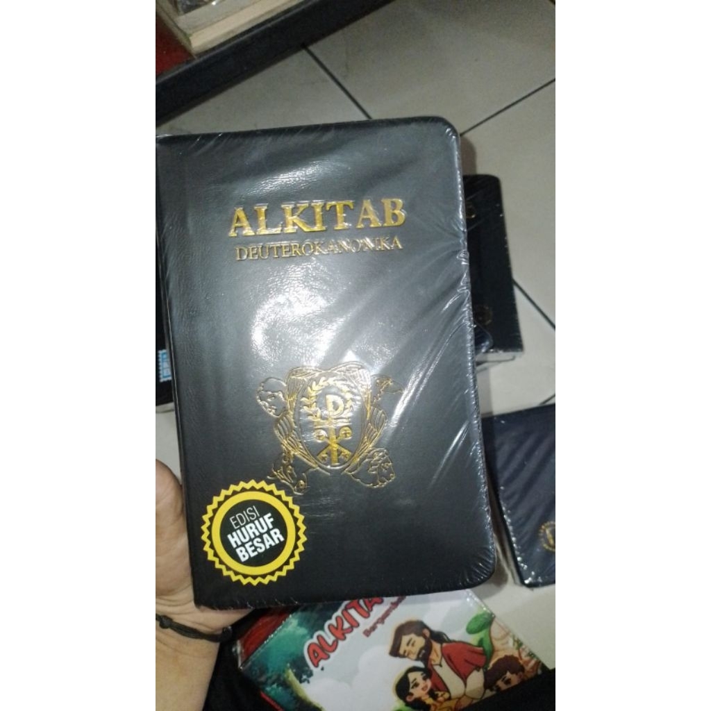 ALKITAB DEUTEROKANONIKA EDISI HURUF BESAR (KATHOLIK) - COVER KULIT IMITASI
