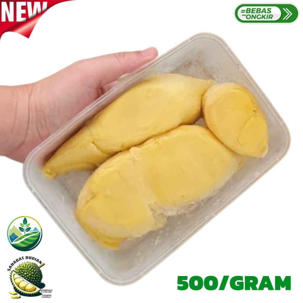 Durian montong | Durian montong kupas 500 gram | Durian montong manis legit