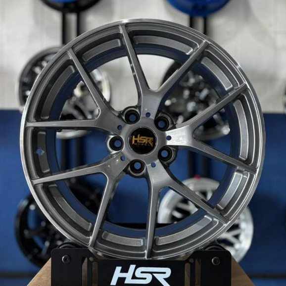 Velg Mobil HSR BIELEFELD Ring 18 Lobang 5 Lebar Belang Untuk Mobil Mercy Inova Xpander Civic Dll