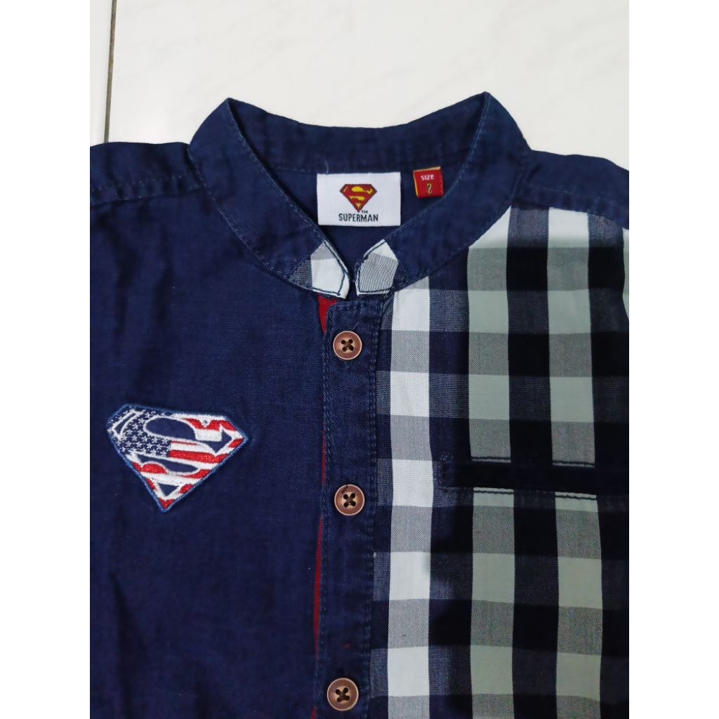 baju anak superman second original
