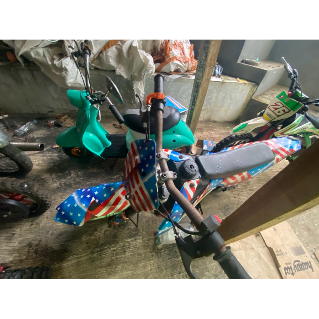 mini trail 50cc tanpa mesin