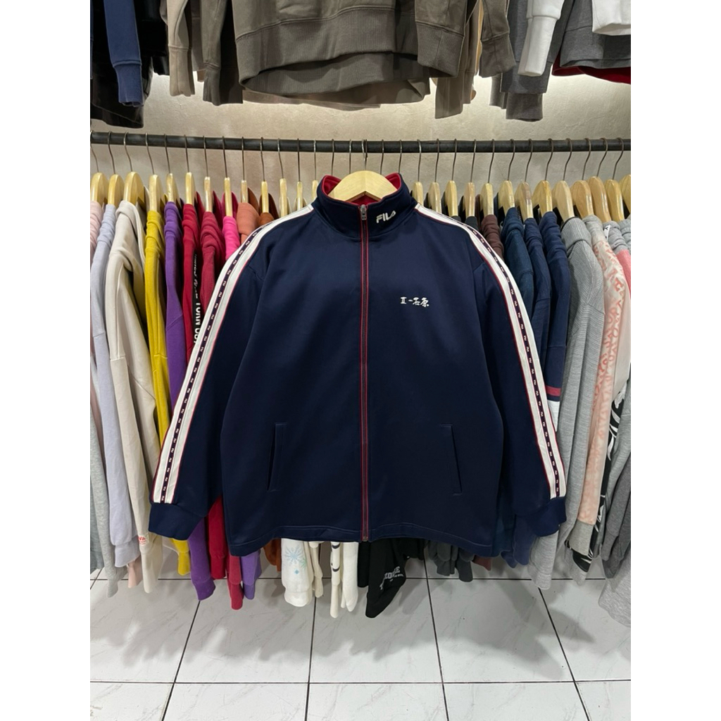 TRACKTOP JACKET FILA TAPPED NAVY