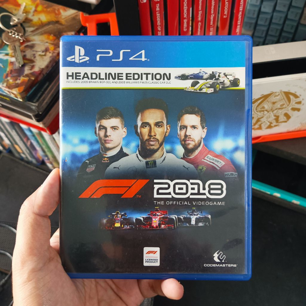 BD Kaset Game PS4 F1 2018 F1 18 Headline Edition Second