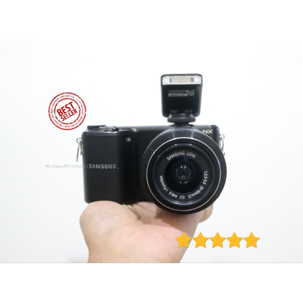 Camera Kamera Mirrorless Samsung NX2000 Lensa 20-50mm II ED FullHD Video 20MP For WIFI Hitam Murah