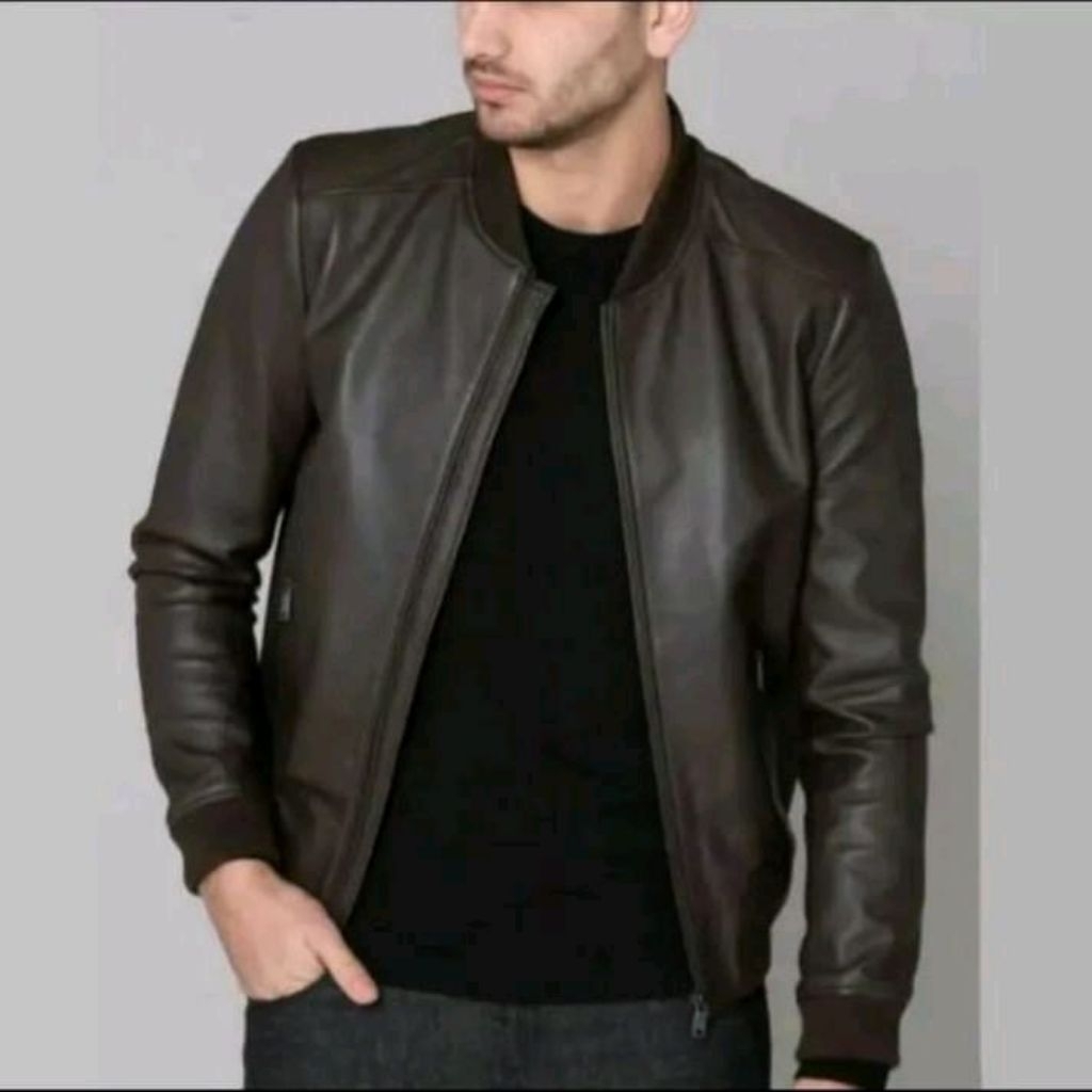 Jaket Kulit Asli Sapi Bomber Made In Garut