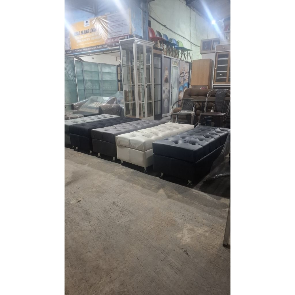 Sofa puff penyimpanan/sofa storage box