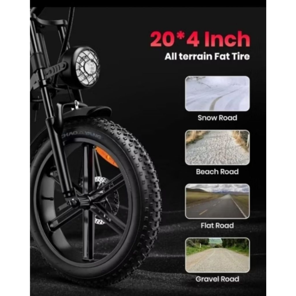 Ban Fat Bike 20x4 inch Ban Luar/Dalam