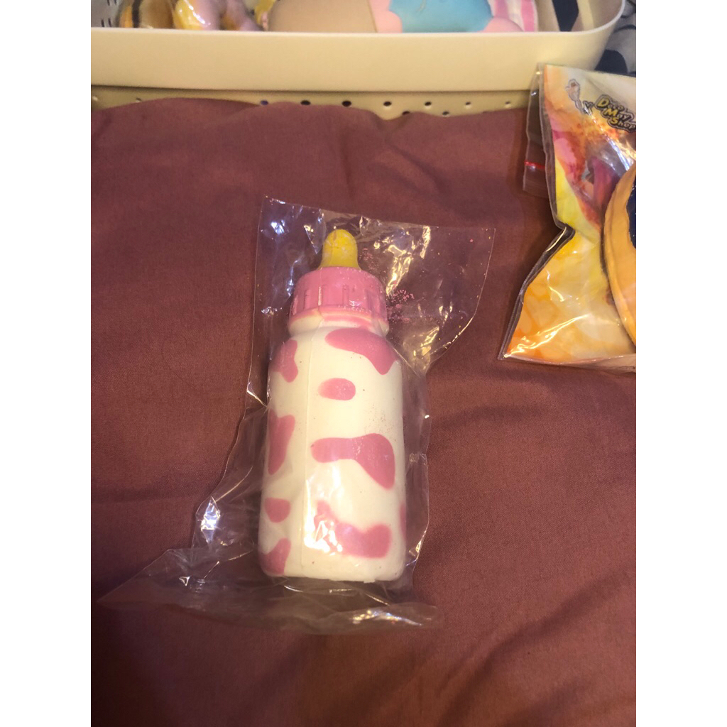 wts preloved squishy milk bottle ksi