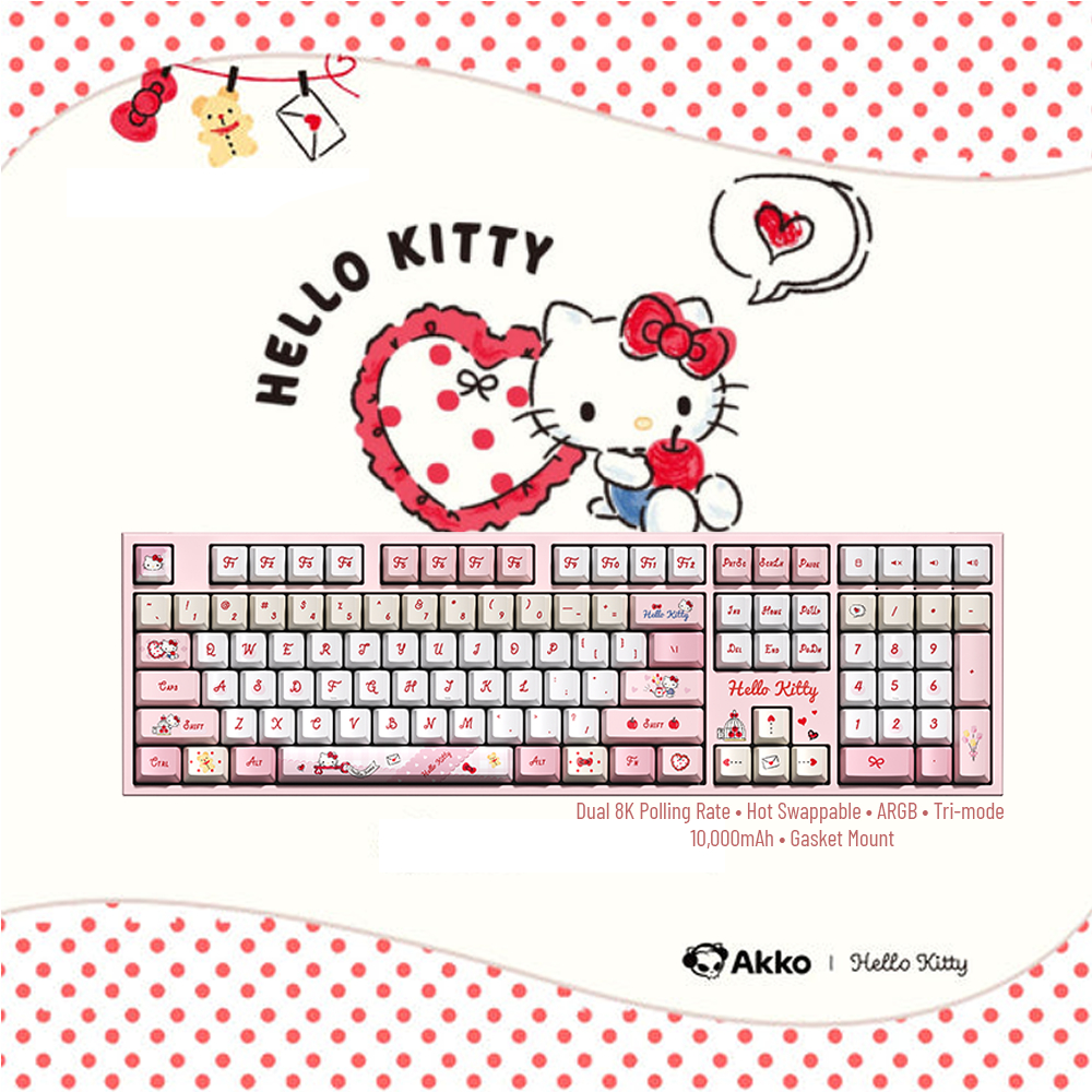 Akko Hello Kitty 5108 V5 Limited Edition Mechanical Keyboard